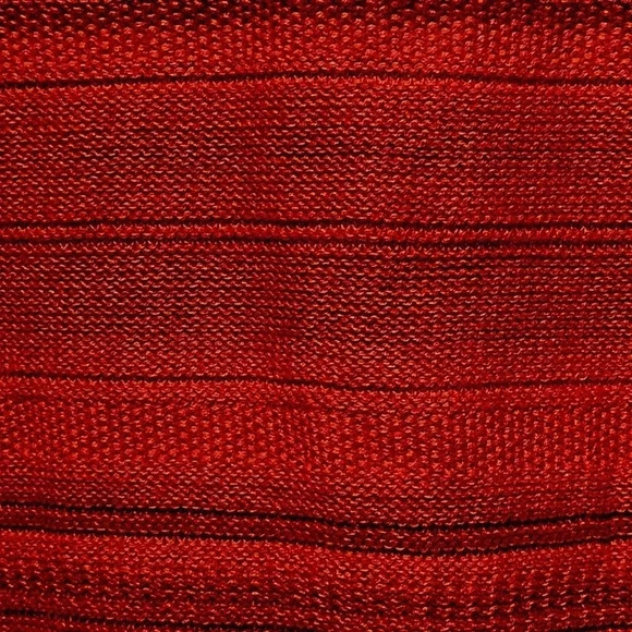 Lauren Ralph Lauren red/orange hoodie sweater with medallion ties Size Medium - Picture 7 of 7